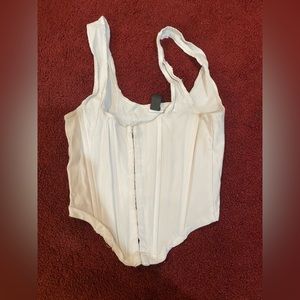 White Corset Top